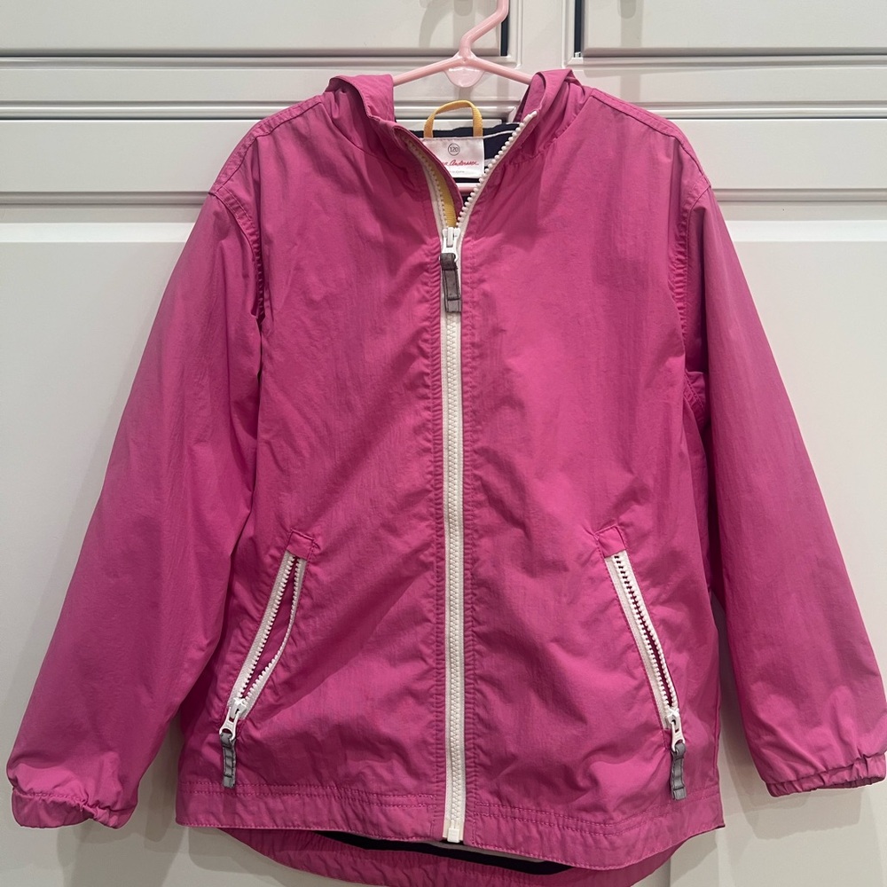 Hanna Andersson Pink Kids Raincoat-Size 120 (6-7)
